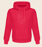 Shiba Inu Outline Bluza z kapturem