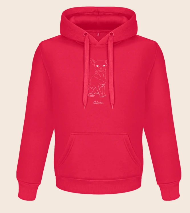 Chihuahua Outline Bluza z kapturem