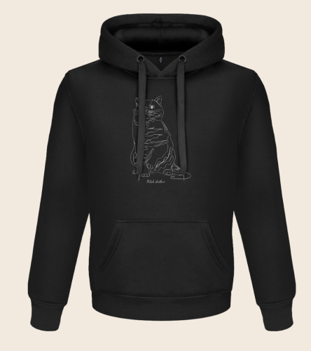 Brytyjski Krótkowłosy Outline Bluza z kapturem