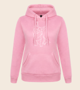 Corgi Outline Bluza z kapturem