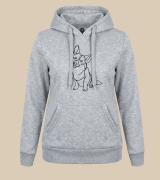 Corgi Outline Bluza z kapturem