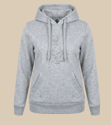 Buldog Francuski Outline Bluza z kapturem