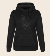 Shiba Inu Outline Bluza z kapturem