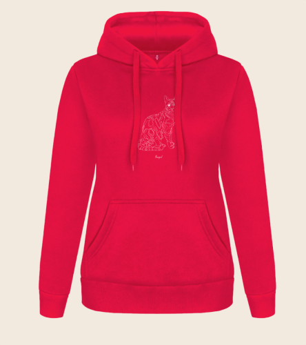 Bengalski Outline Bluza z kapturem