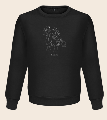 Jamnik Outline Bluza unisex