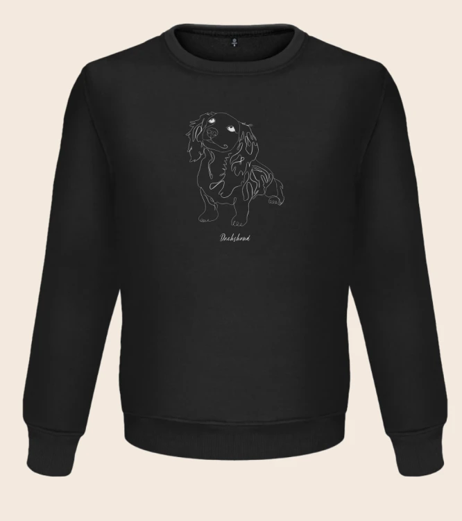 Jamnik Outline Bluza unisex