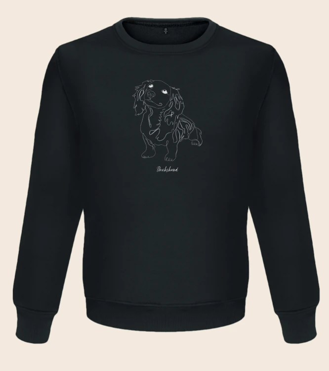 Jamnik Outline Bluza unisex