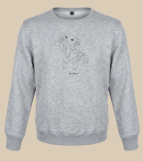 Jamnik Outline Bluza unisex