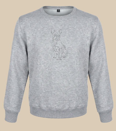 Buldog Francuski Outline Bluza unisex