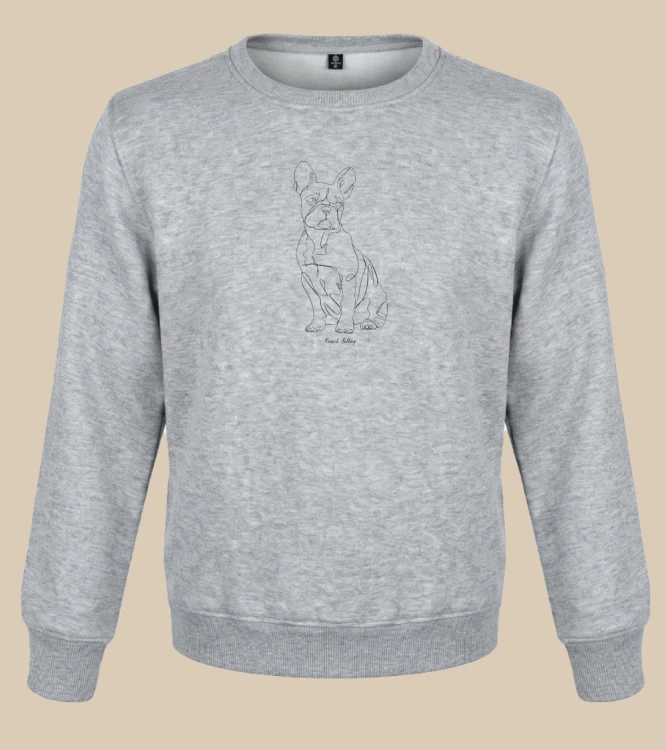 Buldog Francuski Outline Bluza unisex
