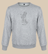 Golden Retriever Outline Bluza unisex