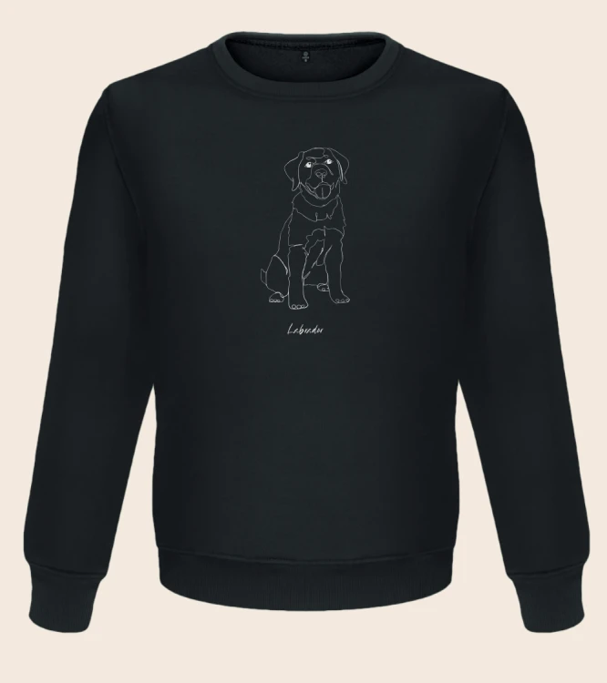 Labrador Outline Bluza unisex