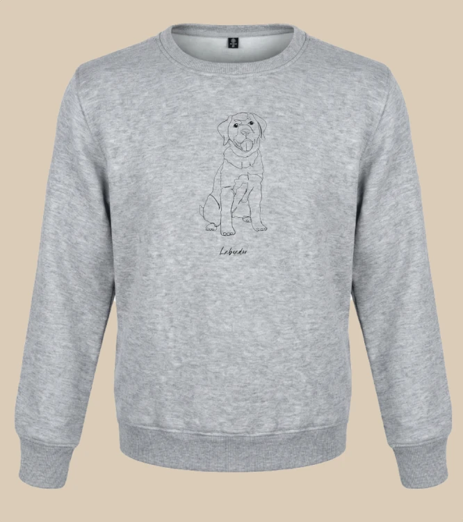 Labrador Outline Bluza unisex