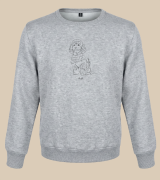 Pudel Outline Bluza unisex