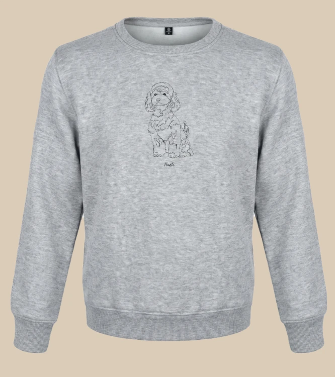 Pudel Outline Bluza unisex