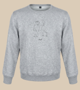 Beagle Outline Bluza unisex