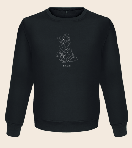 Border Collie Outline Bluza unisex