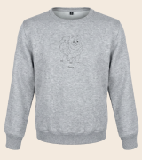 Szpic Miniaturowy Outline Bluza unisex