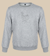 Ragdoll Outline Bluza unisex