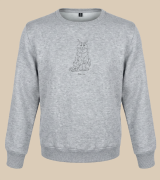 Maine Coon Outline Bluza unisex