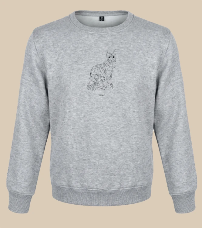 Bengalski Outline Bluza unisex