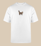 Syberyjski Naszywka T-shirt oversize