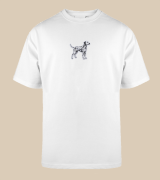 Dalmatyńczyk Naszywka T-shirt oversize
