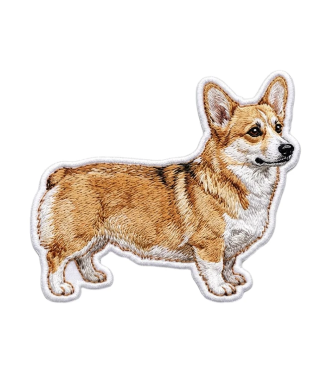 Corgi Naszywka T-shirt oversize
