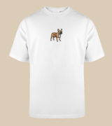 Buldog Francuski Naszywka T-shirt oversize