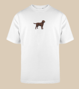 Labrador Naszywka T-shirt oversize