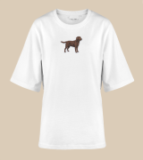 Labrador Naszywka T-shirt oversize