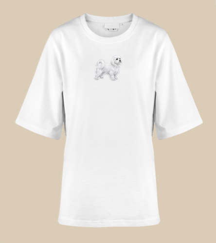 Maltańczyk Naszywka T-shirt oversize
