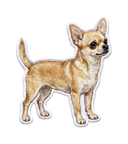 Chihuahua Naszywka T-shirt oversize