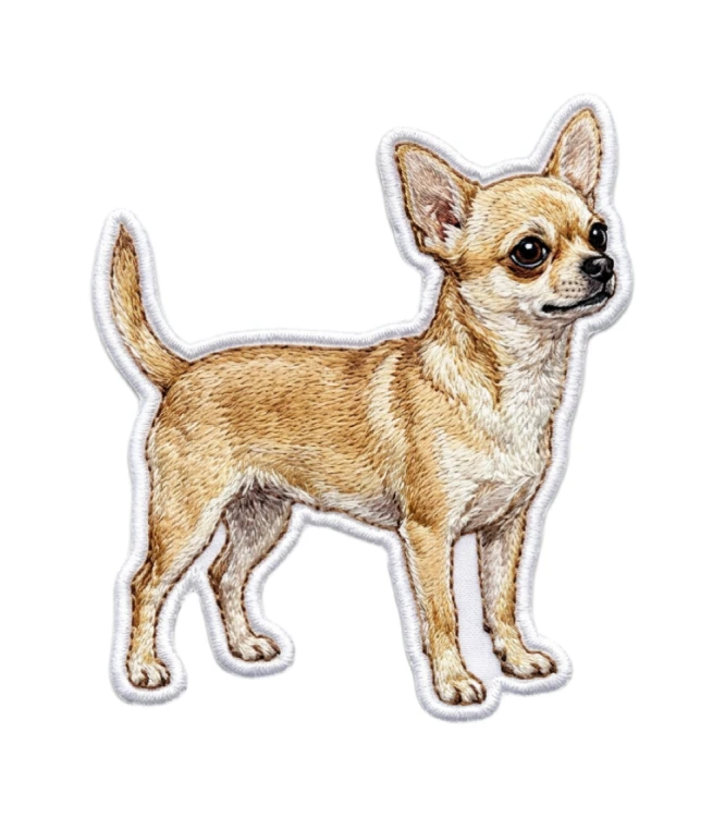 Chihuahua Naszywka T-shirt oversize