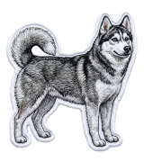 Husky Naszywka T-shirt oversize