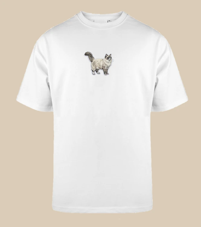 Ragdoll Naszywka T-shirt oversize