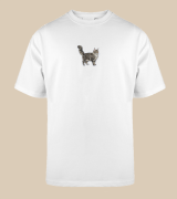 Maine Coon Naszywka T-shirt oversize