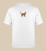Bengalski Naszywka T-shirt oversize