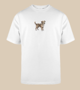 Kundelek Mały Naszywka T-shirt oversize