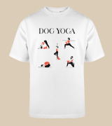 Dog Yoga T-shirt oversize