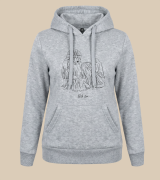 Shih Tzu Outline 2 Bluza z kapturem