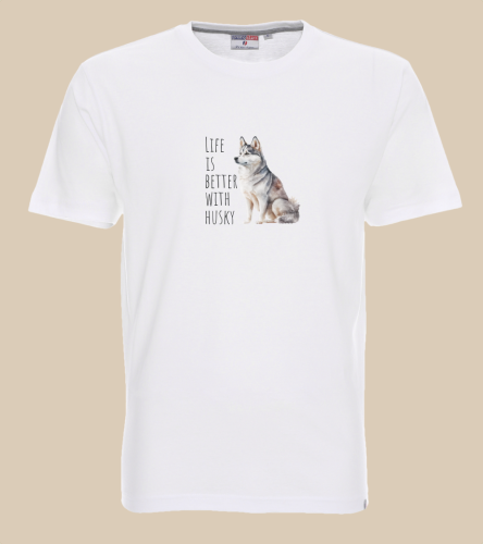 Life Is Better With Husky T-shirt