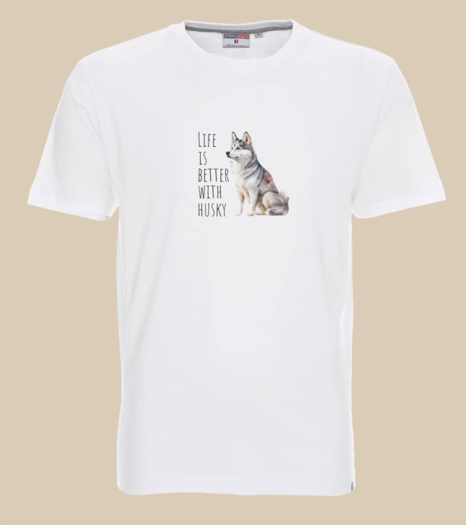 Life Is Better With Husky T-shirt