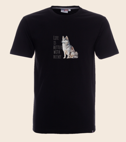 Life Is Better With Husky T-shirt