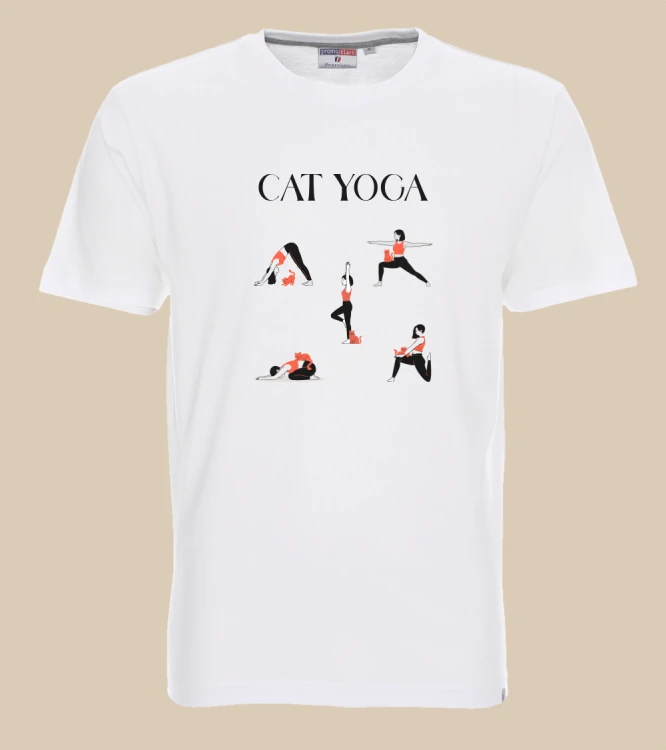 Cat Yoga T-shirt