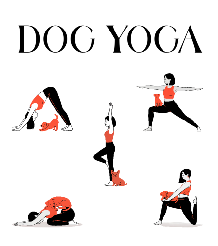 Dog Yoga T-shirt