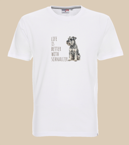 Life Is Better With Sznaucer T-shirt