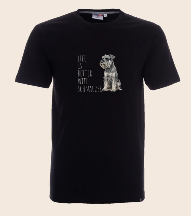 Life Is Better With Sznaucer T-shirt