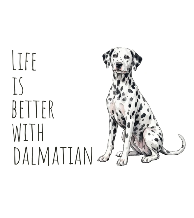 Life Is Better With Dalmatyńczyk T-shirt