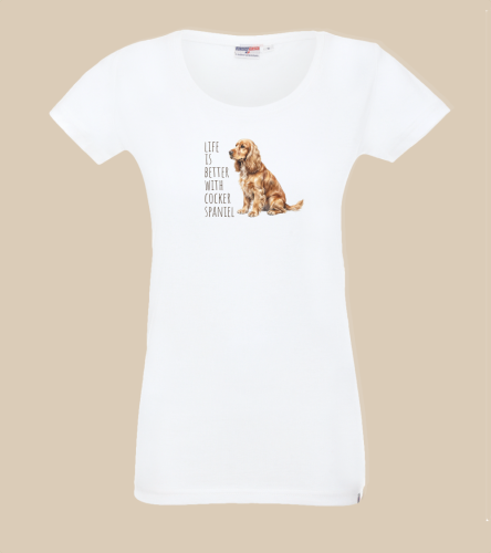 Life Is Better With Cocker Spaniel T-shirt